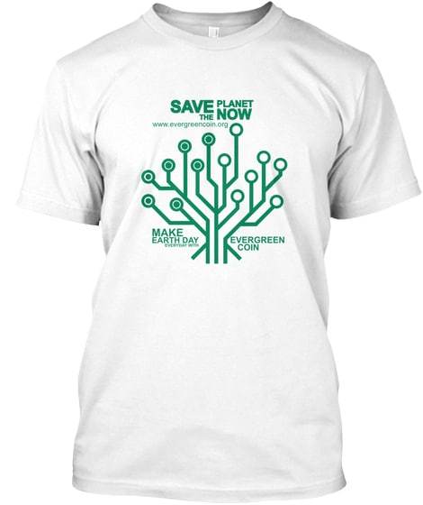 Earth Day Everyday T front white